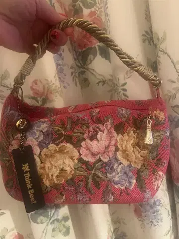 새상품 Think Bee! 꽃무늬 핸드백 핑크