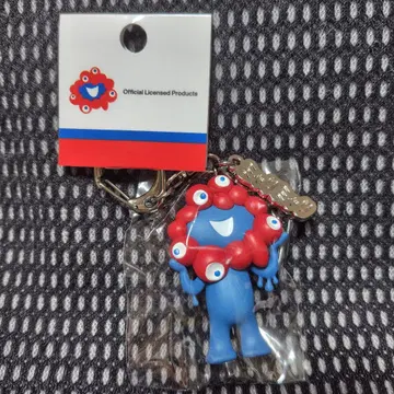 오사카 간사이 엑스포 먁먁 입체 PVC 키링 플레이트 포함