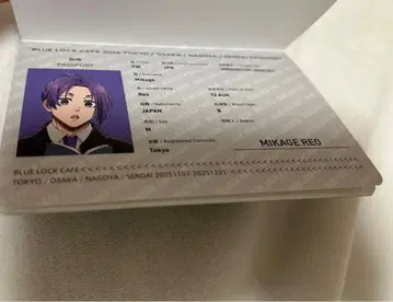 블루 록 카페 미카게 레오 여권풍 노트