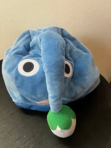 파랑 피크민 코스튬 모자