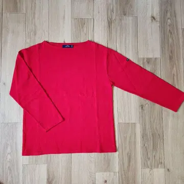 SAINT JAMES OUESSANT 웨쌍 티셔츠 XXS 레드