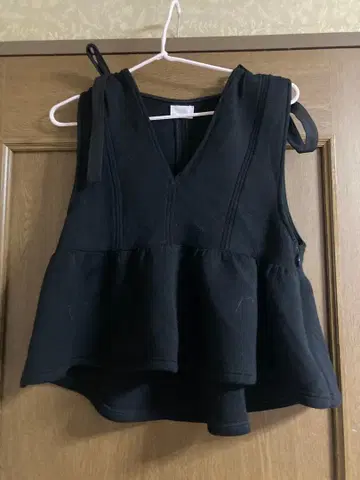 bibiy 블랙 프릴 뷔스티에 F 사이즈