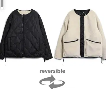 TAION 타이온 밀리터리 리버서블 크루넥 다운 자켓 S