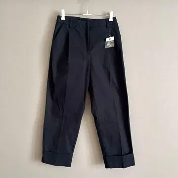 다크 네이비 스트레이트 팬츠 여성용 사이즈 38 캐주얼