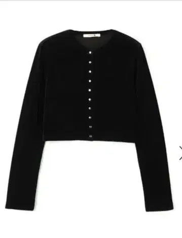이번 시즌 새상품 BACCA 헤비 벨로아 숏 가디건