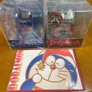 새상품, 미사용 Doratch 도라에몽 화이트, 파랑 2개 세트