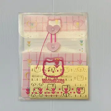 산리오 키티 튤립 레터 세트 1999년