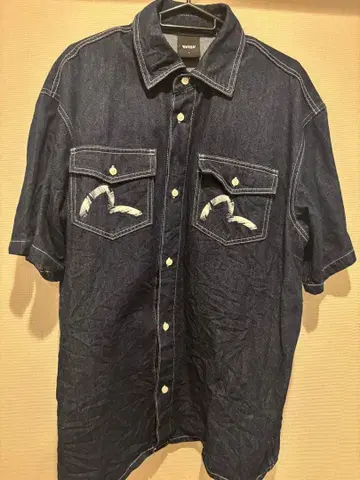 EVISU 데님 셔츠 L 사이즈