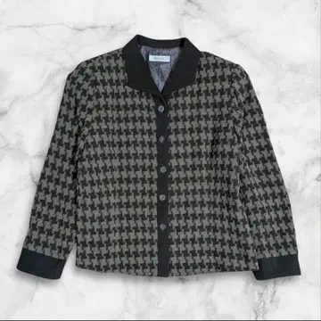 체크 무늬 캐주얼 자켓