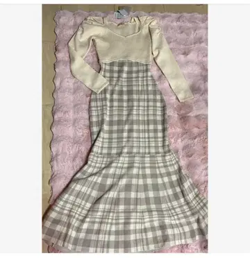 RESEXXY 리젝시 머메이드 스커트 롱 원피스 니트 원피스