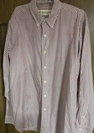 THE SHINZONE 스트라이프 긴팔 셔츠 DADDY SHIRT