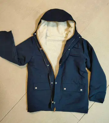 클래식 엘프 마운틴 파카 L 사이즈 네이비