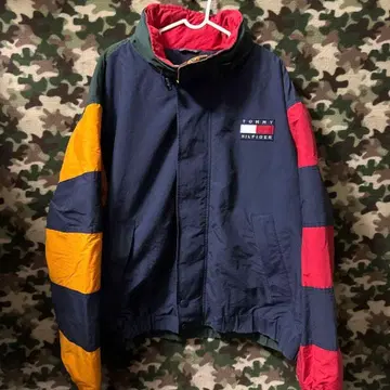 90's TOMMY HILFIGER 타미힐피거 나일론 자켓 사이즈 XL