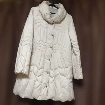 카오리누 KAORYINU 다운 코트 40 아이보리