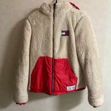 TOMMY JEANS 리버서블 보아 자켓