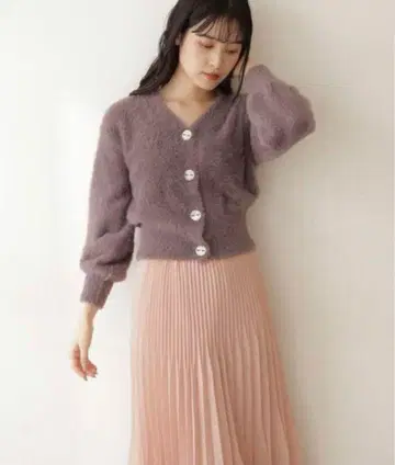 JILL by JILLSTUART 숏 페더 가디건