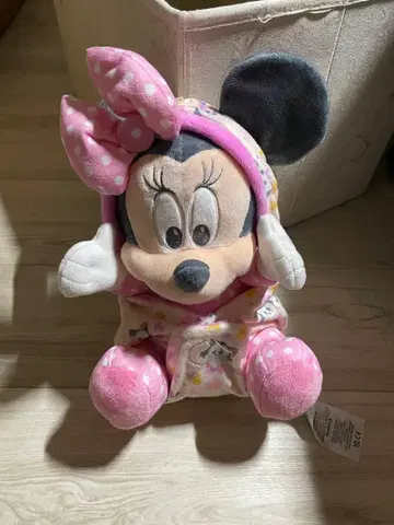 미니 마우스 후드 부착 봉제 인형 약 30cm