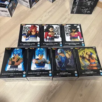 드래곤볼 GT 7종 세트 손오공 베지터 베지트 오지터