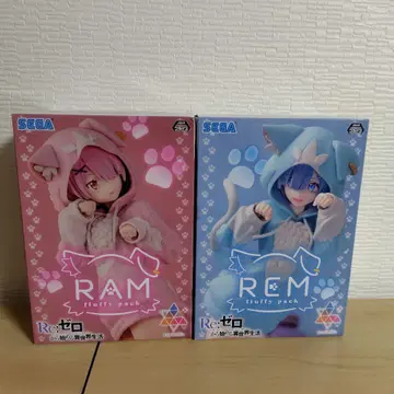 리제로 Luminasta 피규어 모후모후 팩 렘 라무 세트