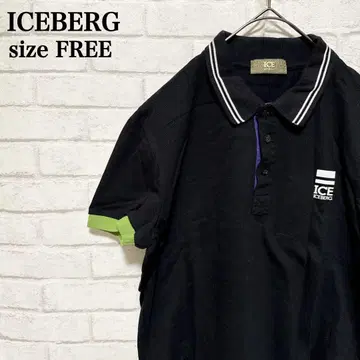 ICEBERG 빈티지 피케 셔츠 Y2K 스트릿 이탈리아제