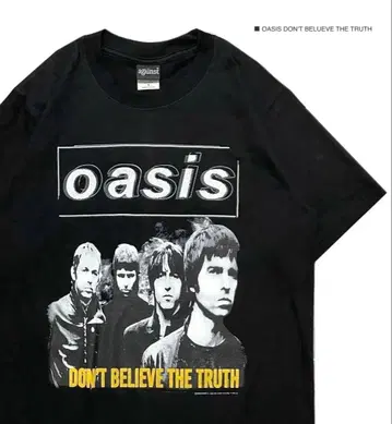 OASIS 오아시스 L 사이즈 반팔 T셔츠 락 밴드T
