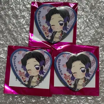 귀멸의 칼날 스트로베리 페스티벌 하트 캔뱃지 코쵸우 시노부