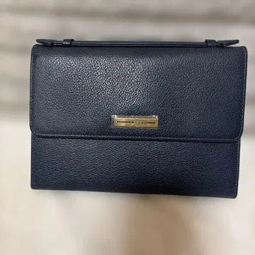 HIROKO KOSHINO 네이비 핸드백