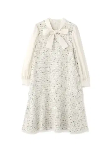 질 바이 질 스튜어트 트위드 A라인 원피스