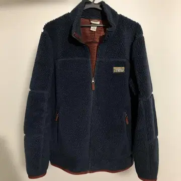L.L.Bean 플리스 보아 자켓 네이비 L 요르단 제조