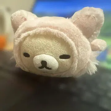 리락쿠마 핑크 봉제 인형