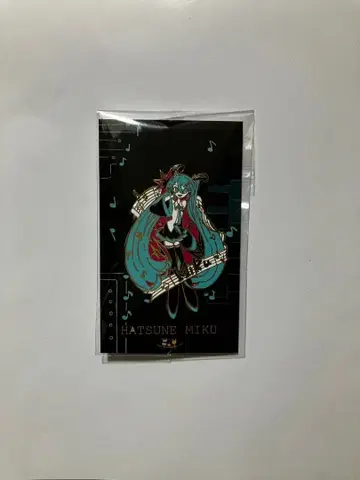 카쿠젠텐 개인전 3원색의 비망록 핀 배지 하츠네 미쿠