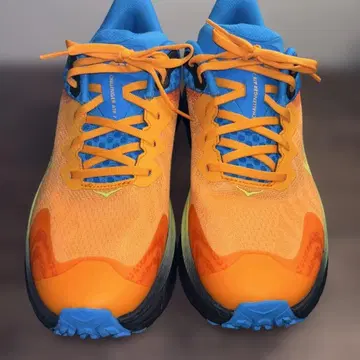 호카 트레일 러닝화 GORE-TEX 오렌지/블루 28cm