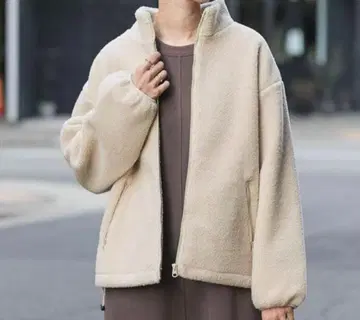 URBAN RESEARCH DOORS 스탠드 카라 보아 블루종