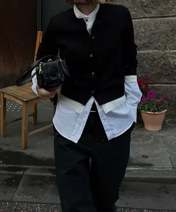 Oksoon layered cardigan