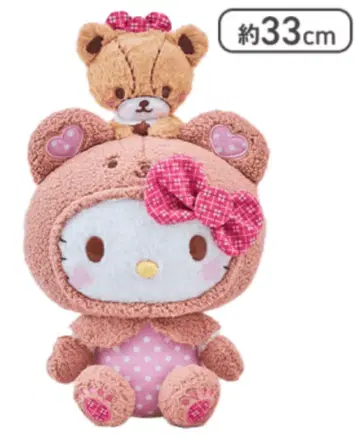 헬로키티 딸기신문 645호 콜라보레이션 페어 봉제 인형