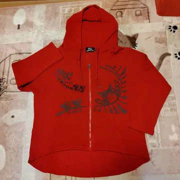 와치필드 풀 지퍼 레드 후드티