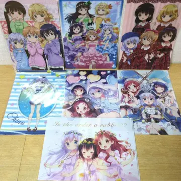 주문은 토끼입니까? 주문토끼 클리어 파일 묶음 판매 7점