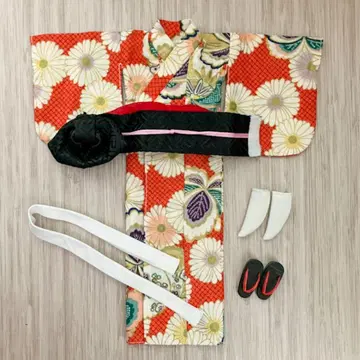 리카짱 캐슬 리틀팩토리 안감 없는 기모노 27cm 사이즈 잡화 포함