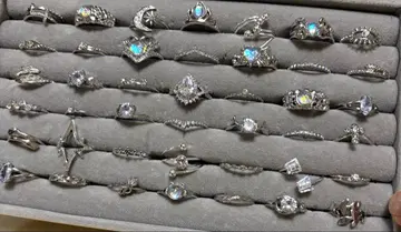 반지 링 묶음 판매 패션 반지 실버 지르코니아 반지