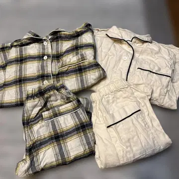 무인양품 파자마 면 100% 코튼 S 사이즈 2세트 룸웨어