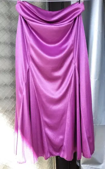 [ 새상품급 ] 핑크 보라색 플레어 스커트 사교댄스 아르헨티나 탱고