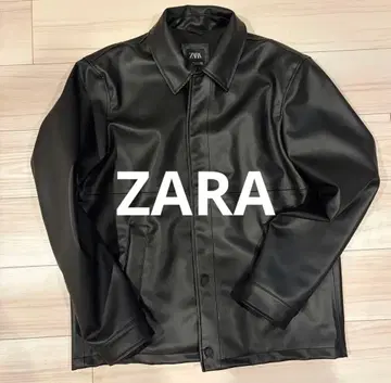 ZARA 페이크 가죽 자켓