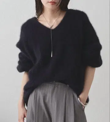 LOUNGEDRESS FUR 캐시미어 V 니트