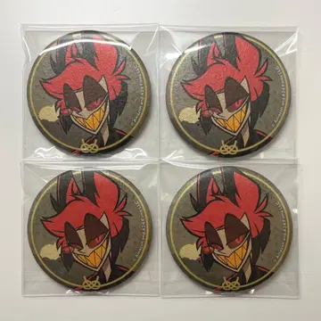 해즈빈 호텔 알래스터 애니메이트 페어 기모노 캔뱃지 4종