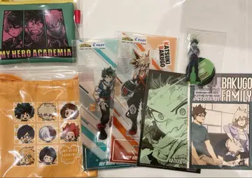 히로아카 모음 미도리야 바쿠고 아크릴 스탠드 복조리 파우치 엽서