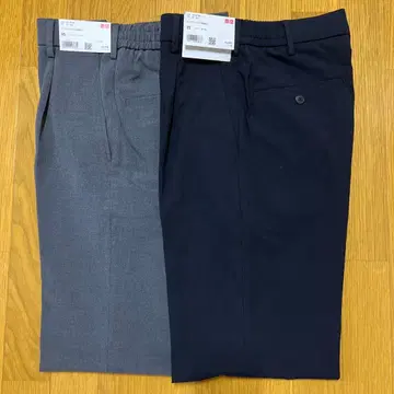 UNIQLO 턱 와이드 팬츠 긴 길이+ 남성용