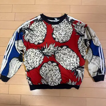 파인애플 패턴 트레이닝복 아디다스 adidas