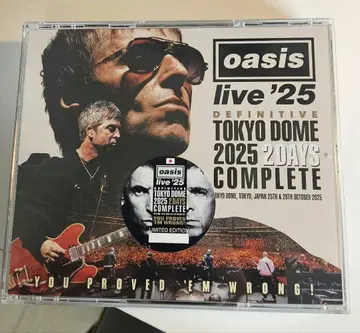 oasis live '25 도쿄돔 complete tokyo