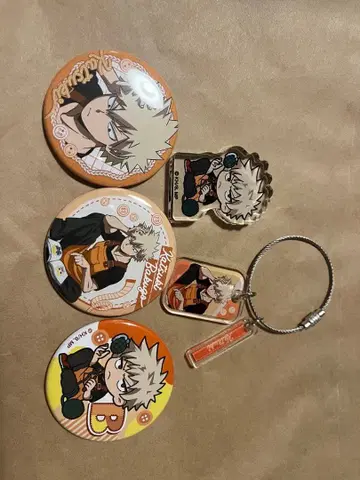 도큐핸즈 히로아카 바쿠고 카츠키 5종 세트