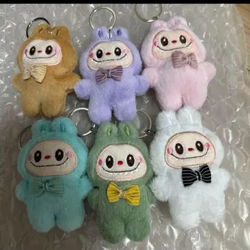 러브브 봉제 인형 키링 6색 세트 10cm